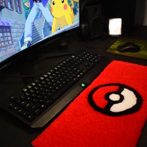 Pokeball Keyboard rug