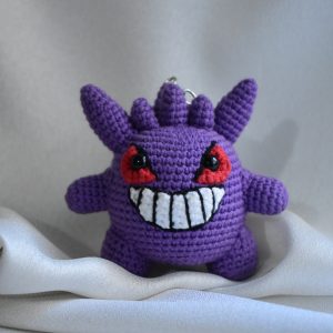 Gengar Amigurumi Keychain