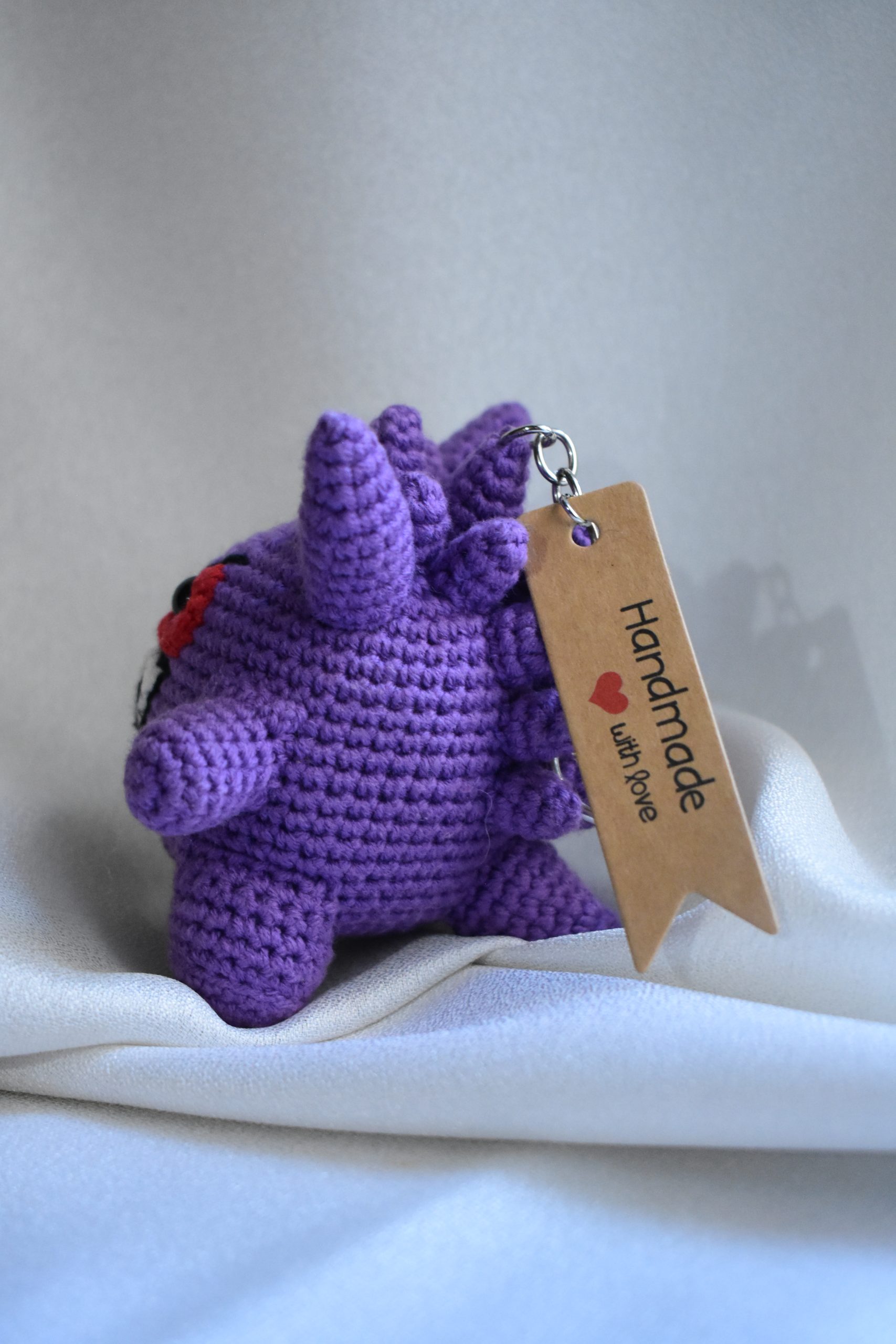 Gengar Amigurumi Keychain - Image 2